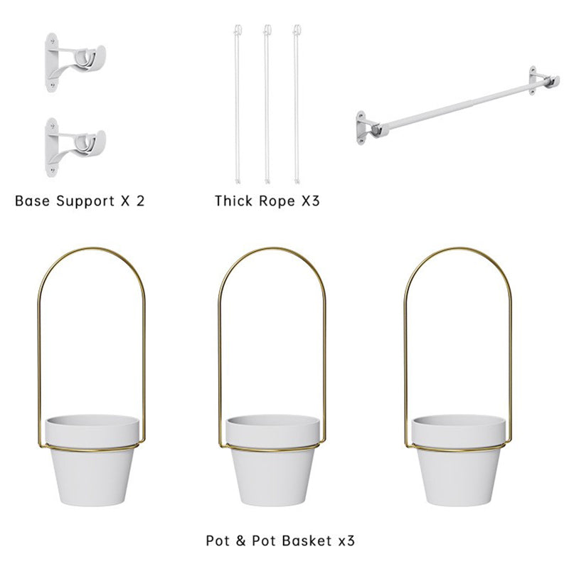001- ZJ-SS01 Hanging Planters 3-in-1 Indoor Plant Flower Pot Holder 001- ZJ-SS01 Hanging Planters 3-in-1 Indoor Plant Flower Pot Holder